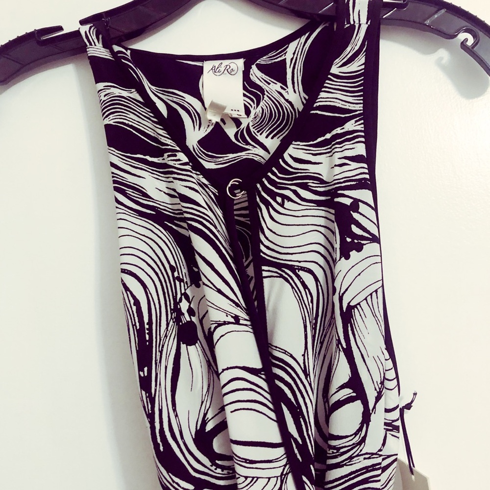 Ali Ro sleeveless wrap maxi dress